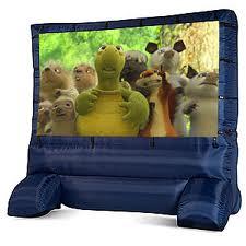 #  4 Inflatable Outdoor Widescreen Movie Screen and Epson Moviemate 72 projector in Minnesota MN
