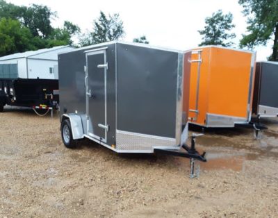 6′ X 10′ V Nose Enclosed Cargo Trailer Rental