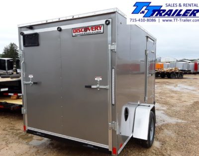 6′ X 12′ V Nose Enclosed Cargo Trailer Rental