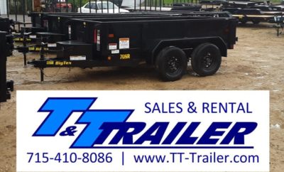 60 X 10′ Dump Trailer with Ramps Rental