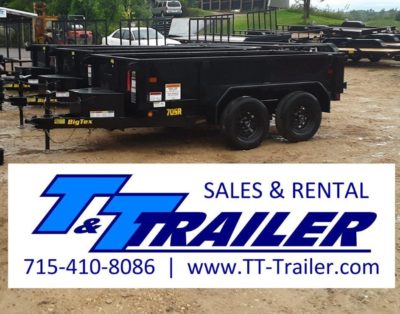 60 X 10′ Dump Trailer with Ramps Rental