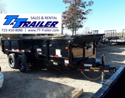 83 X 14′ Dump Trailer with Ramps Rental in Wisconsin WI